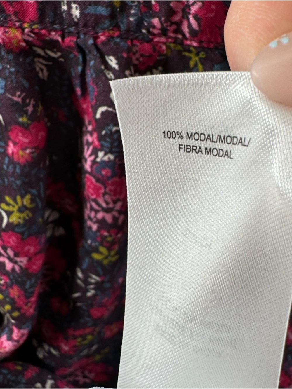 Lucky Brand Floral Wrap Top – Women’s Small Pink Purple - Picture 7 of 7